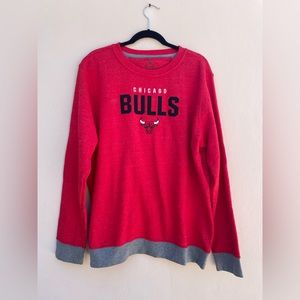 90s chicago bulls Fanatics sweatshirt, Grey Cap Sleep Size XL